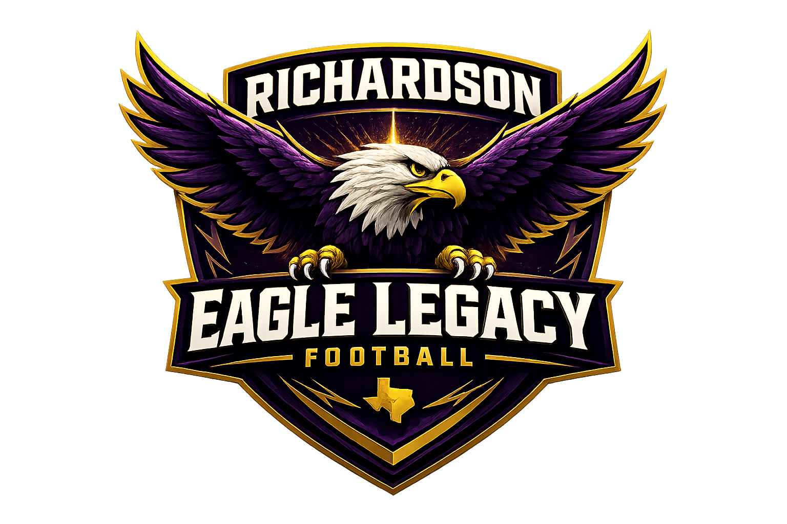 Richardson Eagle Legacy Football crest